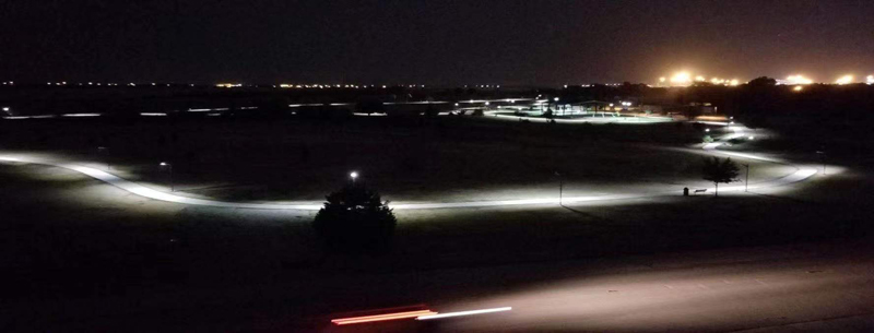 Solar street lamps in the United States