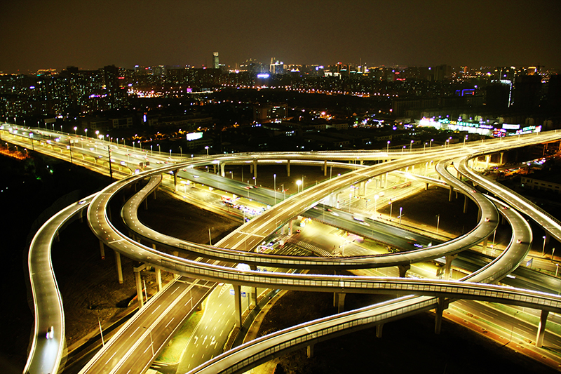 Shuimu Qinghua Interchange, Anhui, China